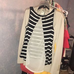 Sheet back tank top